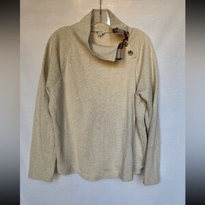 j crew mock neck sweater XL